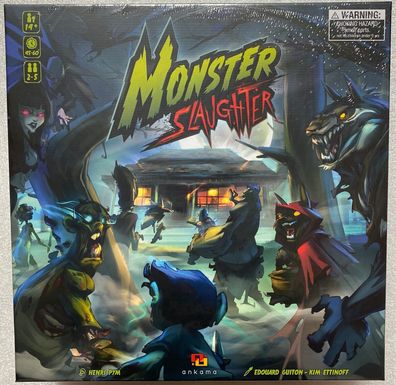 Monster Slaughter Board Game Box Brettspiel Familienspiel Miniaturspiel Horror