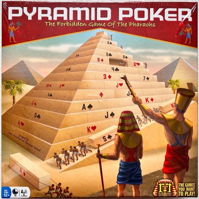 Pyramid Poker R&R Games Familienspiel Strategiespiel Legespiel Glücksspiel Neu