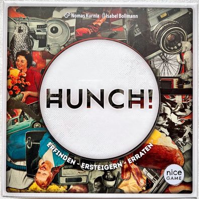 Hunch! Nice Game Publishing Familie Wortspiel Kartenspiel Partyspiel Logikspiel