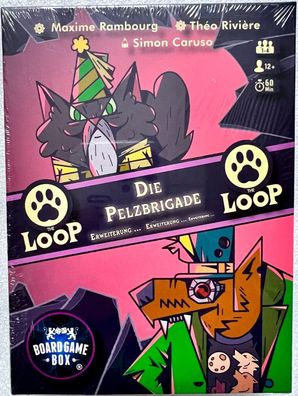 The Loop Die Pelzbrigade Board Game Box Familienspiel Brettspiel Legespiel