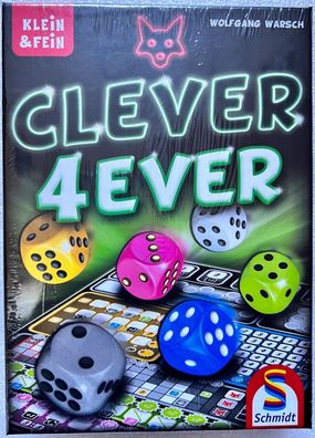 Clever 4-ever Schmidt Spiele Würfelspiel Roll & Write Familienspiel 49424