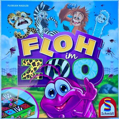 Floh im Zoo Schmidt Spiele Familienspiel Kinderspiel Brettspiel 40637 Aktion