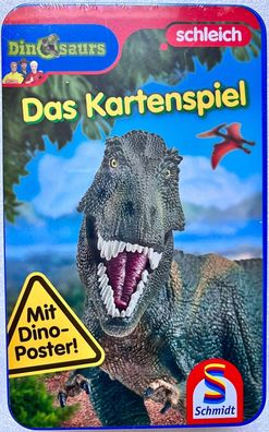 Schleich Dinosaurs Metalldose Schmidt Reisepiele Kartenspiel Kinderspiel 51450