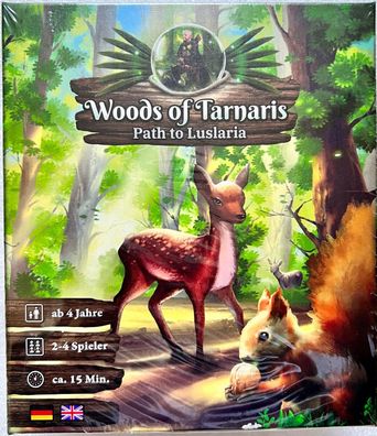 Woods of Tarnaris Adellos Kartenspiel Familienspiel Kinderspiel Strategiespiel