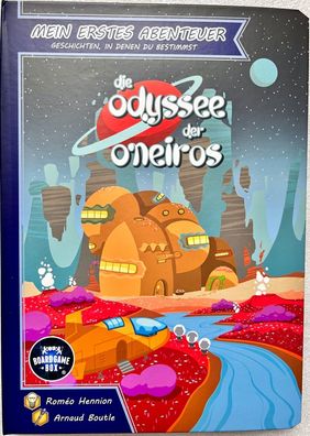 Die Odyssee der Oneiros Board Game Box Kinderspiel Spielbuch Ringbuch Fantasy