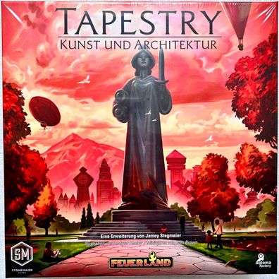 Tapestry Kunst und Architektur Feuerland Erweiterung Brettspiel Strategiespiel