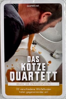 Das Original Kotze Quartett quartett. net Kartenspiel Partyspiel Erwachsenenspiel