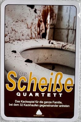 Das Scheisse Quartett quartett. net Kartenspiel Partyspiel Erwachsenenspiel