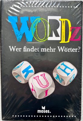 Wordz Würfelspiel Moses Familienspiel Partyspiel Gesellschaftsspiel Wortspiel