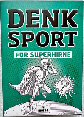 Denksport für Superhirne Moses Lernspiel Quizspiel Kartenspiel 52266 Rätselspiel