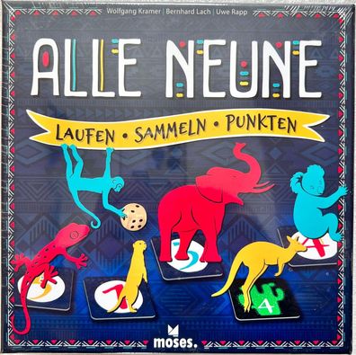 Alle Neune Moses Familienspiel Partyspiel Gesellschaftsspiel Würfelspiel 90369