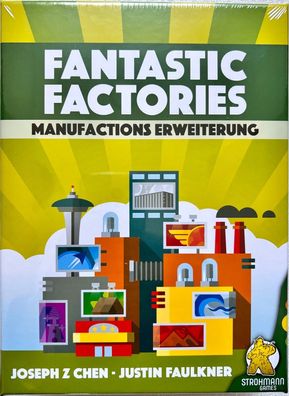 Fantastic Factories Manufactions Strohmann Brettspiel Kennerspiel Strategiespiel