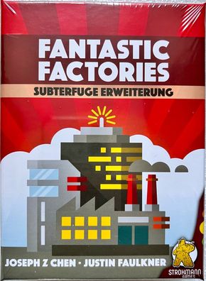 Fantastic Factories Subterfuge Strohmann Brettspiel Kennerspiel Strategiespiel