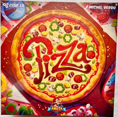 Pizza DLP Games Brettspiel Familienspiel Kinderspiel Legespiel Kartenspiel