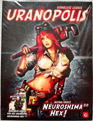 Neuroshima Hex 3.0 Uranopolis Portal Games Brettspiel Kennerspiel Legespiel Neu