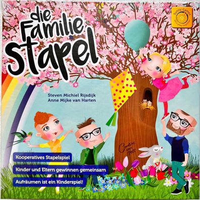 Die Familie Stapel Sunny Games Familienspiel Brettspiel Stapelspiel Kinderspiel