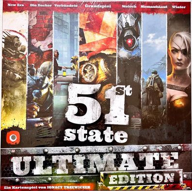 51st State: Ultimate Edition Portal Games Kartenspiel Kennerspiel Deutsch SciFi