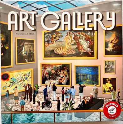 Art Gallery Piatnik Familienspiel Brettspiel Legespiel Bluffspiel Kartenspiel