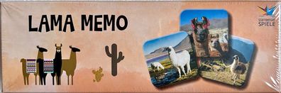 Lama Memo Starnberger Spiele Familienspiel Legespiel Lernspiel Memoryspiel