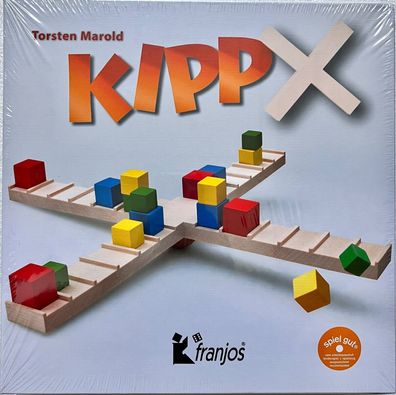 Kipp X Franjos Spieleverlag Holzspielzeug Familienspiel Legespiel Strategiespiel