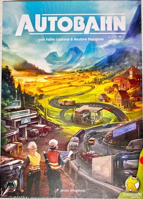 Autobahn Strohmann Games Expertenspiel Brettspiel Strategiespiel Legespiel