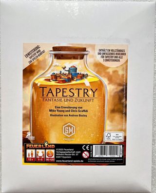 Tapestry Fantasie und Zukunft Feuerland Erweiterung Brettspiel Strategiespiel