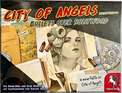 City of Angels Bullets over Hollywood Pegasus Spiele Brettspiel Kennerspiel