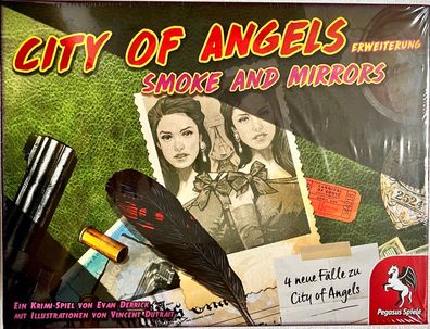 City of Angels Smoke and Mirrors Pegasus Spiel Brettspiel Kennerspiel Krimispiel