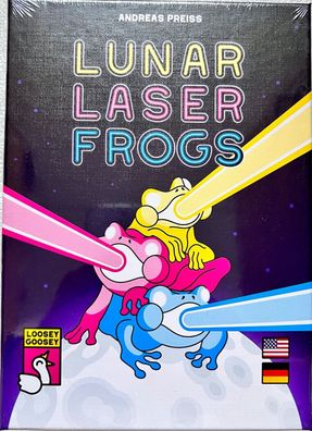 Lunar Laser Frogs Loosey Goosey Games Kartenspiel Familienspiel Würfelspiel