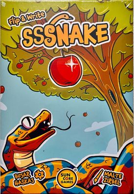 Sssnake Sun Core Games Familienspiel Brettspiel Partyspiel Flip & Write Spiel