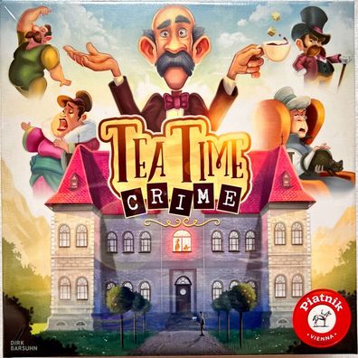 Tea Time Crime Piatnik Familienspiel Brettspiel Gesellschaftsspiel Würfelspiel