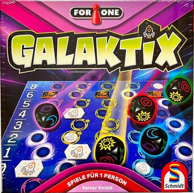 For One Galaktix Schmidt Spiele Familienspiel Solitärspiel Würfelspiel 49434