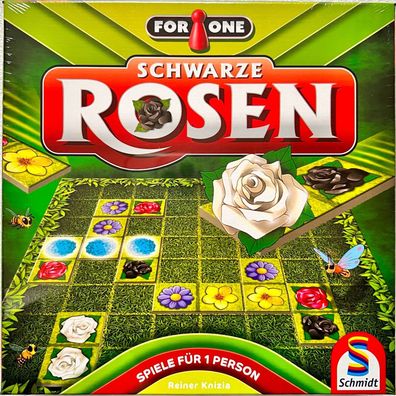 For One Schwarze Rosen Schmidt Spiele Familienspiel Solitärspiel Legespiel 49431