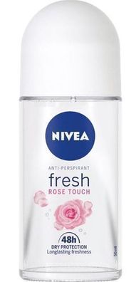 Nivea, Rose Touch Antitranspirant, 50 ml