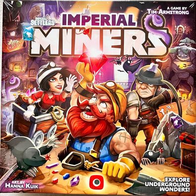 Imperial Miners Portal Games Brettspiel Familienspiel Legespiel Aufbauspiel