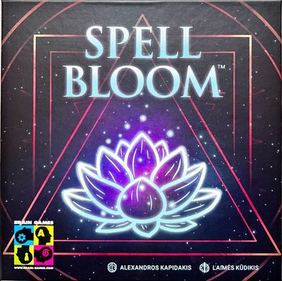 Spellbloom Brain Games Brettspiel Kennerspiel Familienspiel Würfelspiel