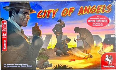 City of Angels Pegasus Spiele Brettspiel Kennerspiel Krimispiel Familienspiel