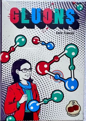 Gluons 2 Tomatoes Games Kartenspiel Legespiel Familienspiel Lernspiel Bluffspiel