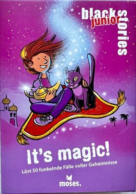 black stories Junior It's Magic! Moses Kinderspiel Kartenspiel Ratespiel Party