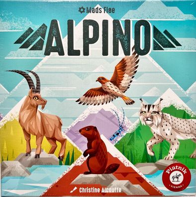 Alpino Piatnik Familienspiel Brettspiel Strategiespiel Kinderspiel Legespiel