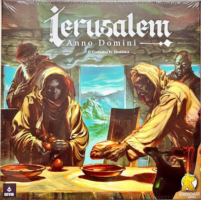 Ierusalem Strohmann Game Brettspiel Kennerspiel Worker Placement Familienspiel