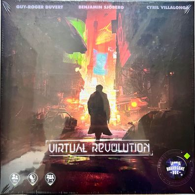 Virtual Revolution Board Game Box Brettspiel Familienspiel Strategiespiel Kenner