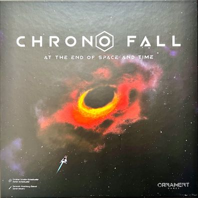 Chrono Fall Ornament Games Familienspiel Brettspiel Kennerspiel Science Fiction