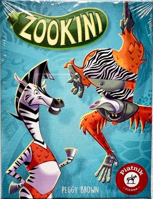 Zookini Piatnik Familienspiel Kinderspiel Kartenspiel Stichspiel Mau-Mau Prinzip