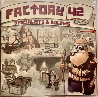 Factory 42 Spezialisten & Golems DDP Games Familienspiel Brettpiel Expertenspiel