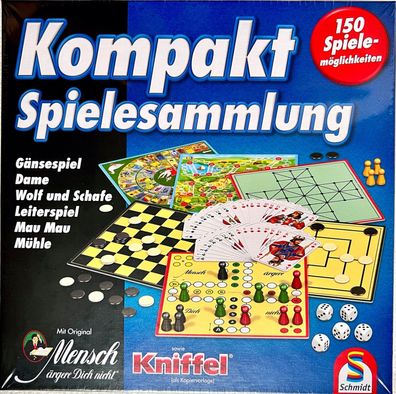 150er Kompakt Spielesammlung Schmidt Spiele Familienspiel Kinderspiel 49188