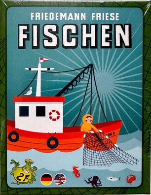 Fischen 2F-Spiele Familienspiel Kartenspiel Kinderspiel Stichspiel Deckbauspiel