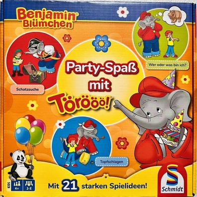 Benjamin Blümchen Party Spaß mit Törooo! Schmidt Familienspiel Kinderspiel 40663