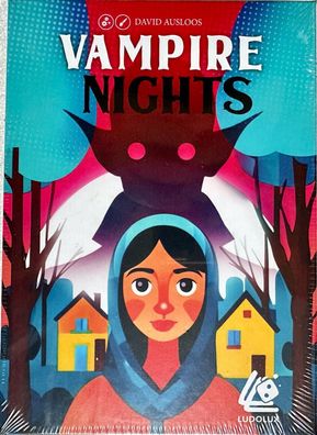 Vampire Nights Ludolux Brettspiel Kartenspiel Familienspiel Legespiel Logikspiel