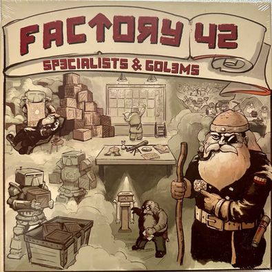 Factory 42 Specialists & Golems DDP Games Familienspiel Expertenspiel Brettspiel